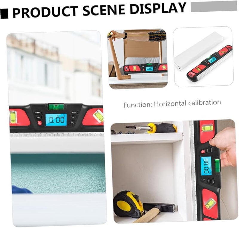 مسطرة رقمية بشاشة خلفية ومنقلة لتأطير الصور للمكتب المنزلي - Image 4